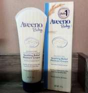 ครีมบำรุงผิว AVEENO  BABY ฝาสีน้ำเงิน SOOTHING   RELIEF MOISTURE CREAM  227G.  